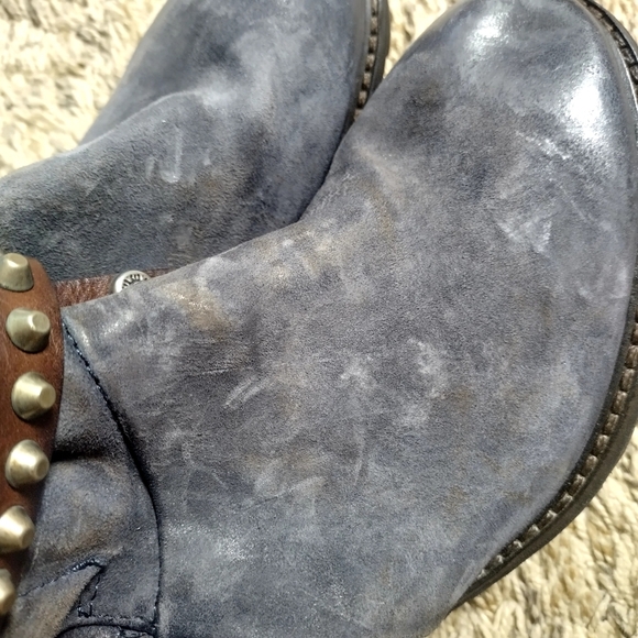 A.S. 98 Chester Distressed Moto Boot in nebbia Sz 39/9 - Picture 6 of 8